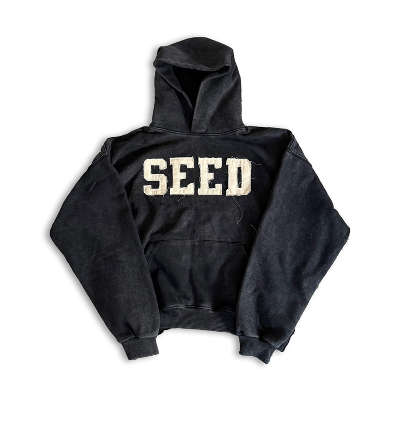 Seed & Soil Seeded Hoodie Black